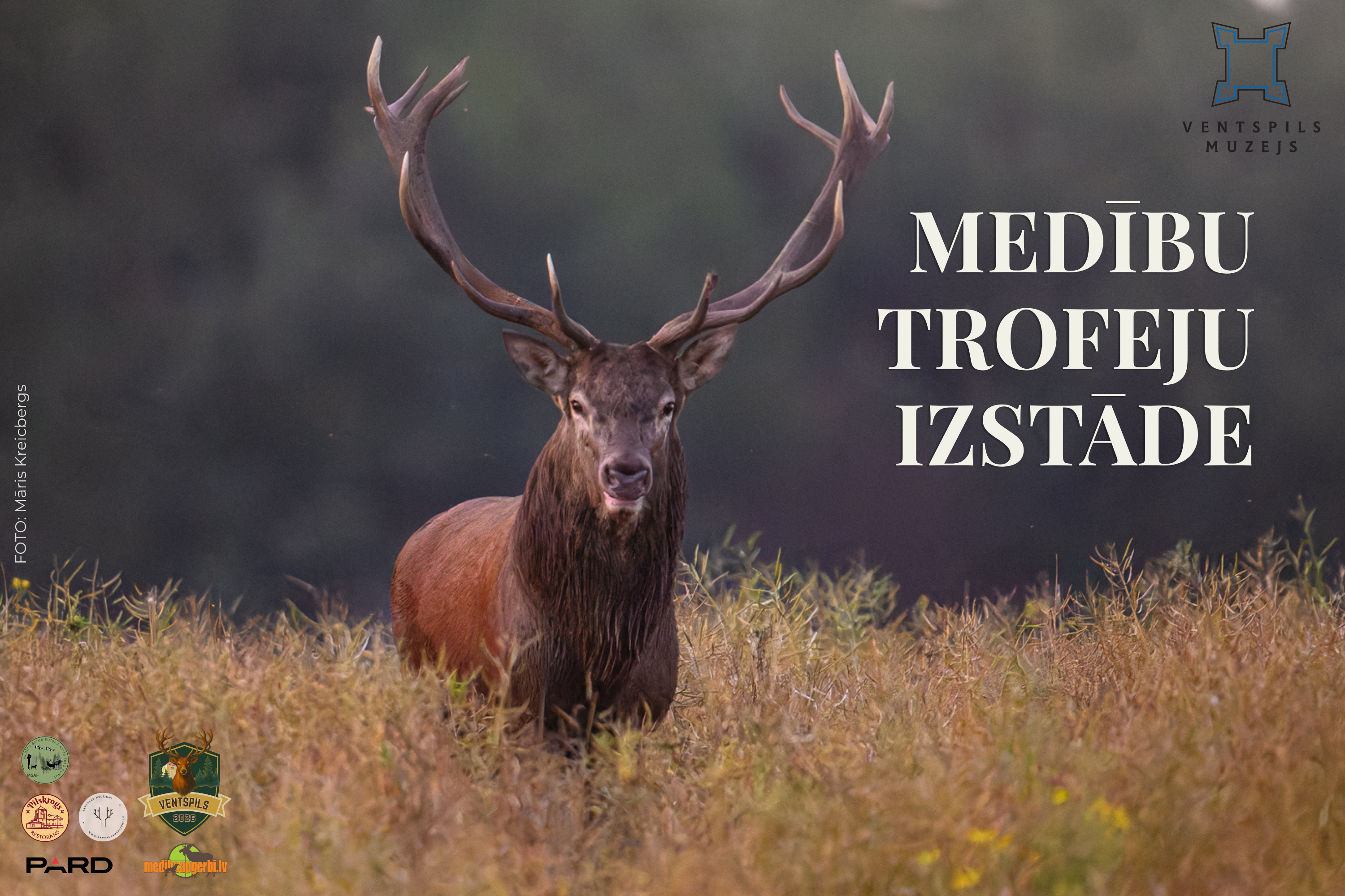 Ventspilī notiks medību trofeju izstāde “VENTSPILS 2026”