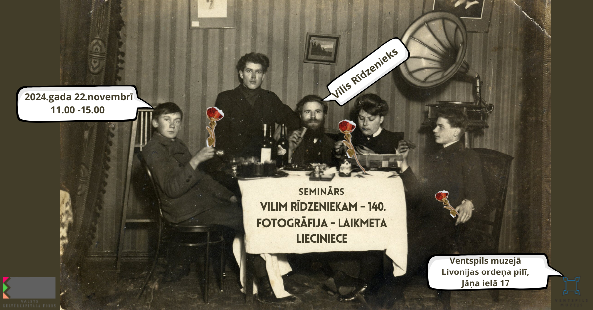 Notiks seminārs “Vilim Rīdzeniekam-140. Fotogrāfija – laikmeta lieciniece”